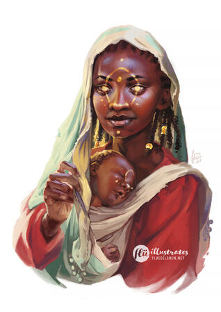 mother and child